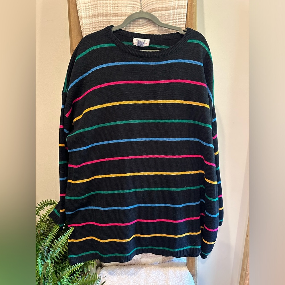 Striped sweater/mini sweater dress! 4X